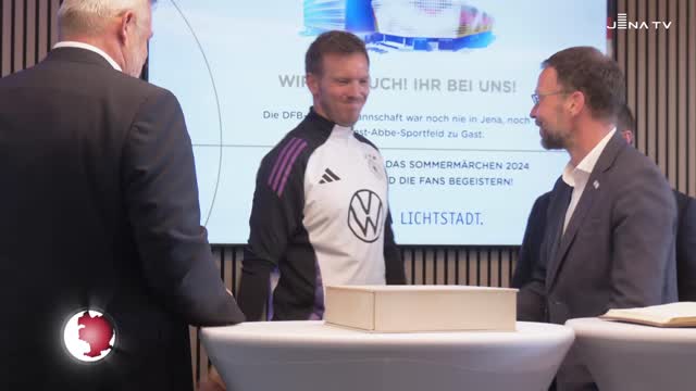 Goldenes Buch – Völler und Nagelsmann trugen sich ein