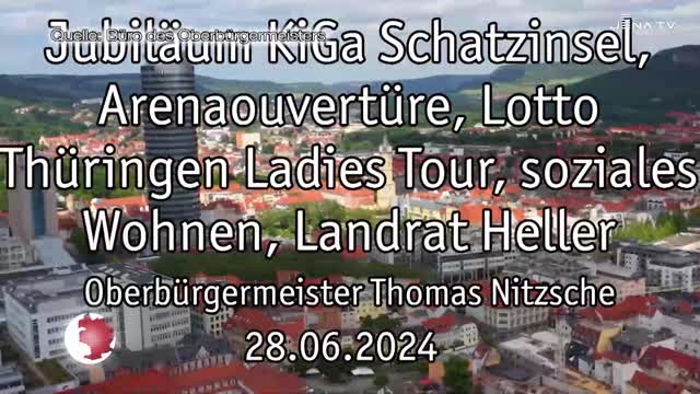 OB-Video – Oberbürgermeister Thomas Nitzsche blickt auf die vergangene Woche