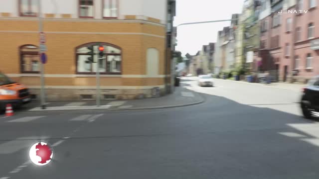 Hüpfekästchen und Spielgeräte – Schulweg in Jena-West wird interessanter