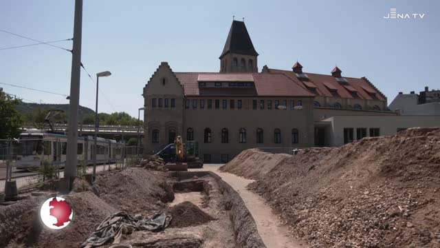 Alte Schöpfstelle - Rettungsgrabung hinter dem Volksbad