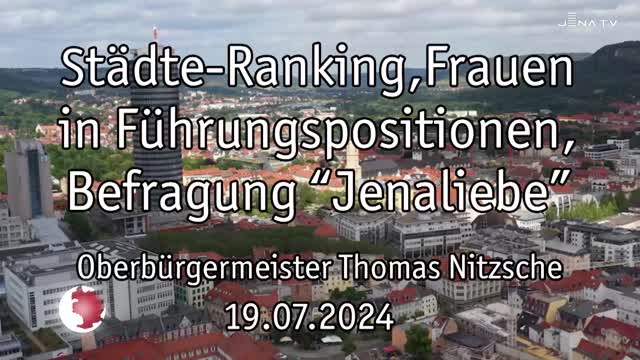 Wochenrückblick – Oberbürgermeister Dr. Thomas Nitzsche spricht über die letzte Woche