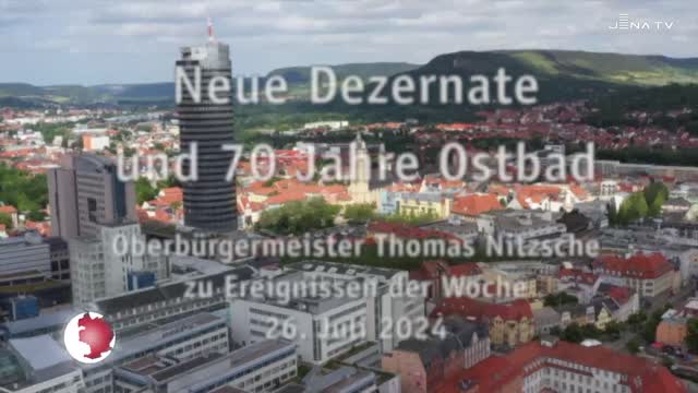 Wochenrückblick – Oberbürgermeister Dr. Thomas Nitzsche spricht über die letzte Woche