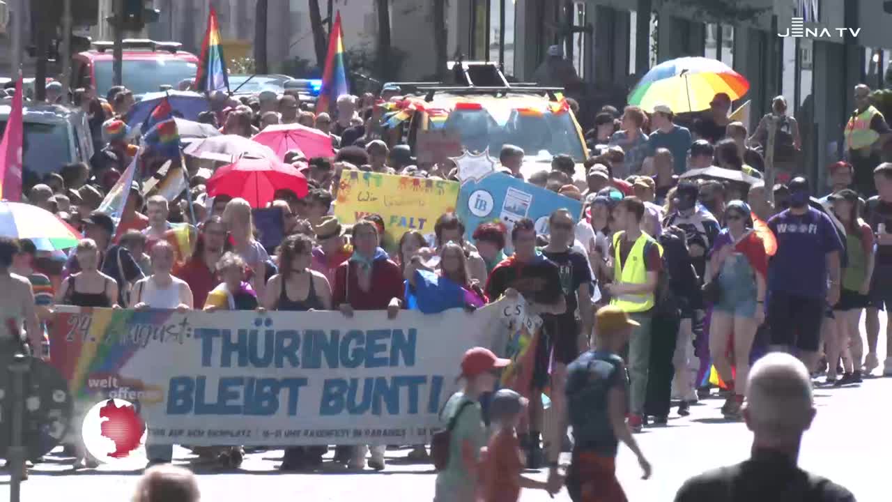 Christopher Street Day – Rund 2.500 Menschen demonstrierten für Vielfalt