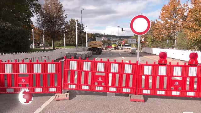 Gleisdreieck Winzerla – Vollsperrung im Bereich GalaxSea bis 11. November