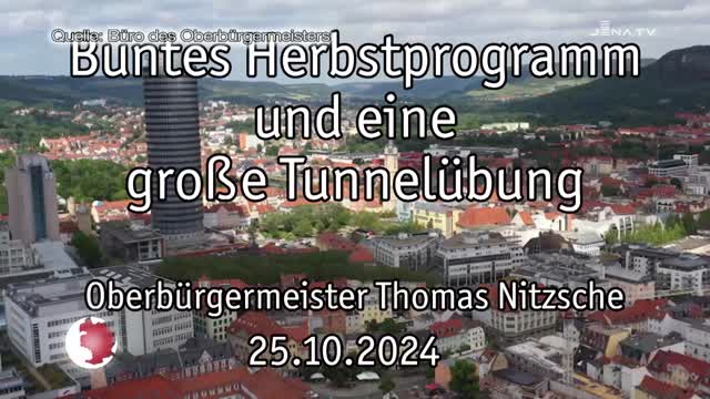 Wochenrückblick – Oberbürgermeister Dr. Thomas Nitzsche spricht über die letzte Woche