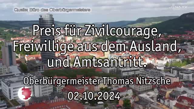 Wochenrückblick – Oberbürgermeister Dr. Thomas Nitzsche spricht über die letzte Woche