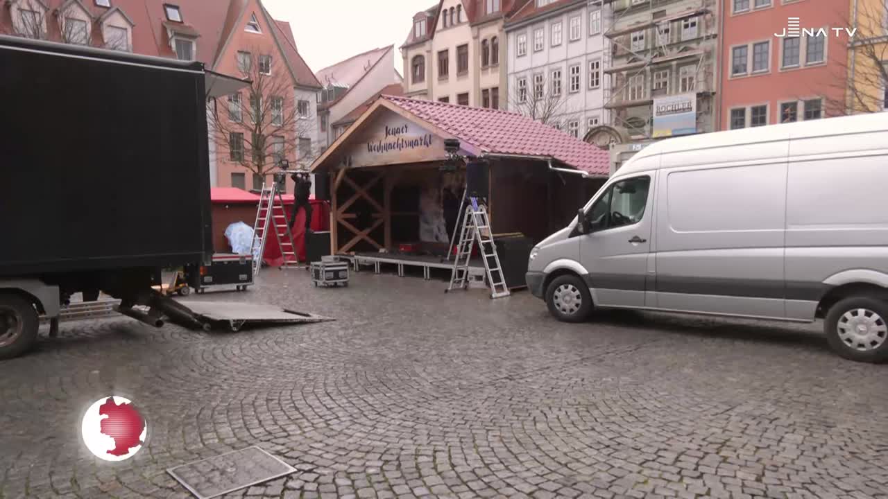 Weihnachtsmarkt: Letzte Vorbereitungen für Start am Montag laufen