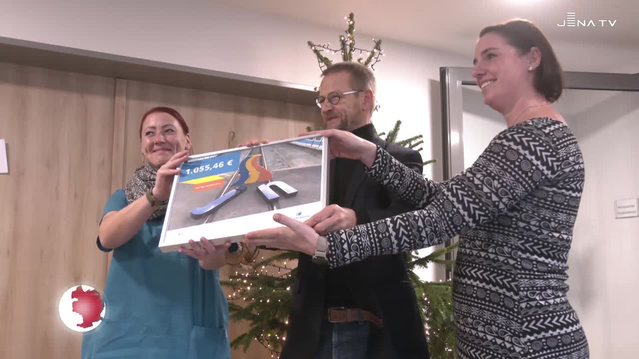 Logo versteigert – Jenaer Nahverkehr spendet Erlös an Hospiz