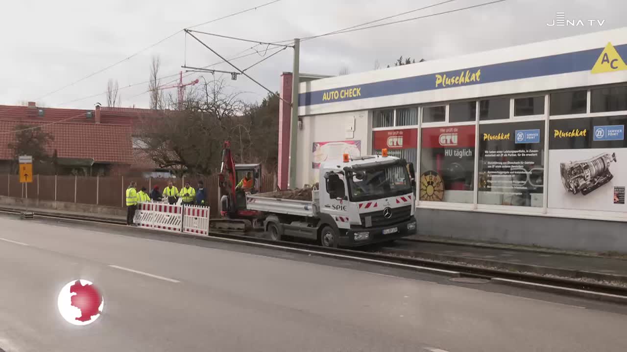 Wasserrohrbruch – Straßenbahnverkehr nach Zwätzen eingeschränkt