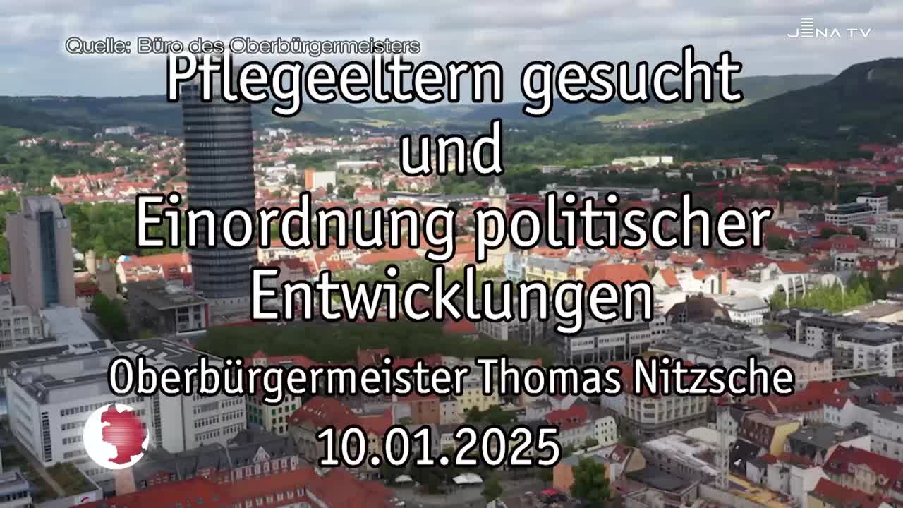 Wochenrückblick – Oberbürgermeister Dr. Thomas Nitzsche spricht über die letzte Woche