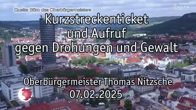 Wochenrückblick – Oberbürgermeister Dr. Thomas Nitzsche spricht über die letzte Woche