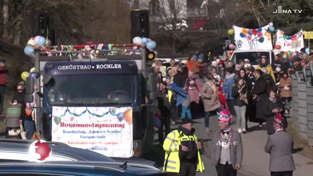 Rosenmontag: Bunter Faschingsumzug in Winzerla