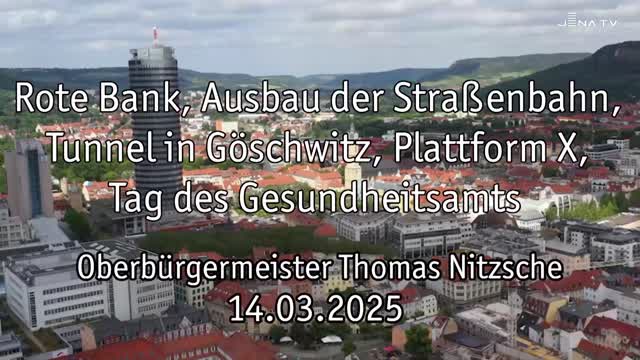 Wochenrückblick – Oberbürgermeister Dr. Thomas Nitzsche spricht über die letzte Woche