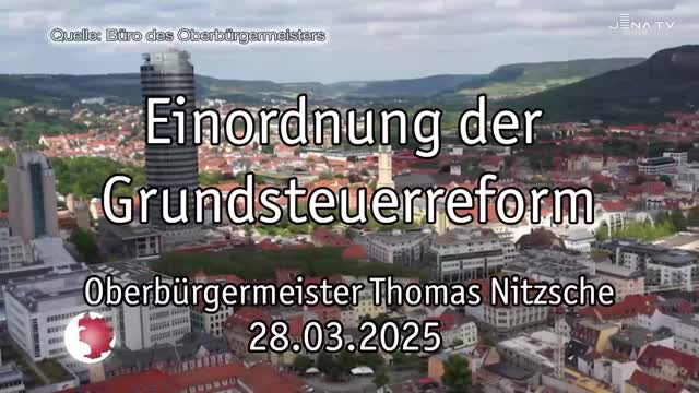 Wochenrückblick – Oberbürgermeister Dr. Thomas Nitzsche spricht über die letzte Woche