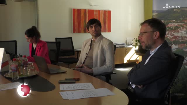 Pressekonferenz – Begegnungszentrum Winzerla und Earth Hour waren Thema