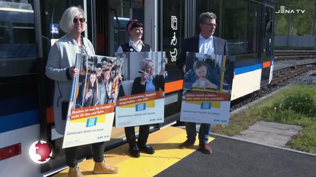 Respekt – Jenaer Nahverkehr stellt neue Kampagne vor