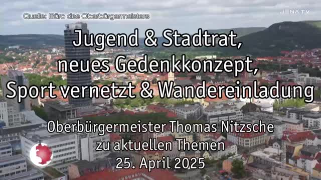 Wochenrückblick – Oberbürgermeister Dr. Thomas Nitzsche spricht über die letzte Woche