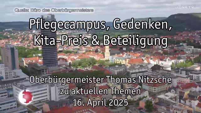 Wochenrückblick – Oberbürgermeister Dr. Thomas Nitzsche blickt auf die letzte Woche