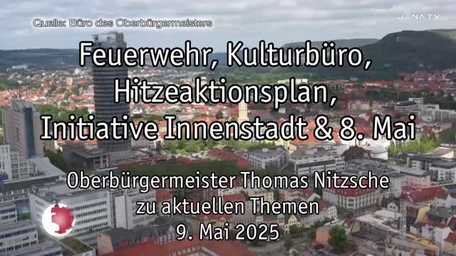 Wochenrückblick – Oberbürgermeister Dr. Thomas Nitzsche spricht über die letzte Woche