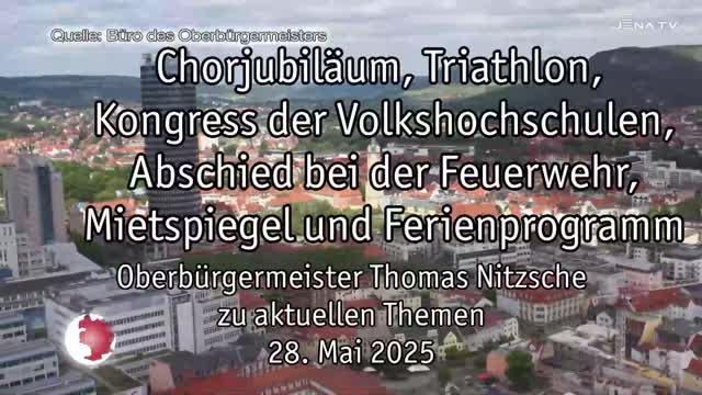 Wochenrückblick – Oberbürgermeister Dr. Thomas Nitzsche spricht über die letzte Woche