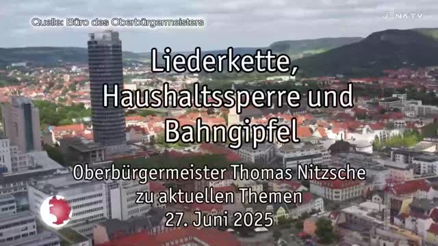 Wochenrückblick – Oberbürgermeister Dr. Thomas Nitzsche spricht über die letzte Woche