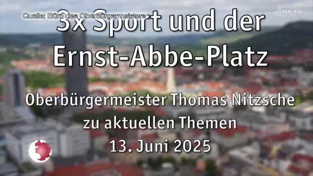 Wochenrückblick – Oberbürgermeister Dr. Thomas Nitzsche spricht über die letzte Woche