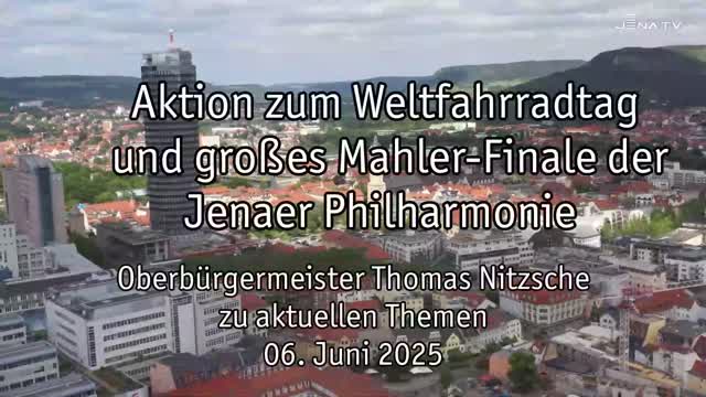 Wochenrückblick – Oberbürgermeister Dr. Thomas Nitzsche spricht über die letzte Woche