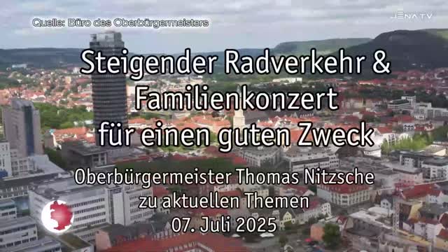 Wochenrückblick – Oberbürgermeister Dr. Thomas Nitzsche spricht über die letzte Woche