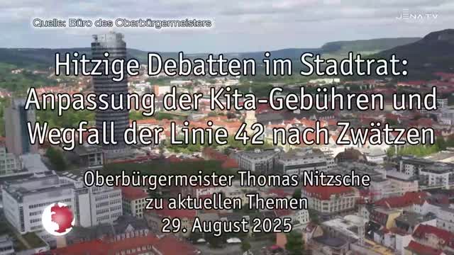 Wochenrückblick – Oberbürgermeister Dr. Thomas Nitzsche spricht über die letzte Woche