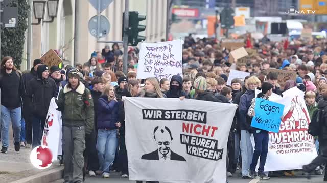 Wehrdienst – Schüler demonstrieren gegen drohende Wehrpflicht Wehrdienst – Schüler demonstrieren gegen drohende Wehrpflicht