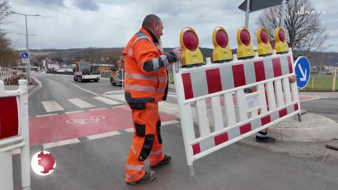 Verkehrsfreigabe – Kreisverkehr Wiesenstraße wurde eingeweiht