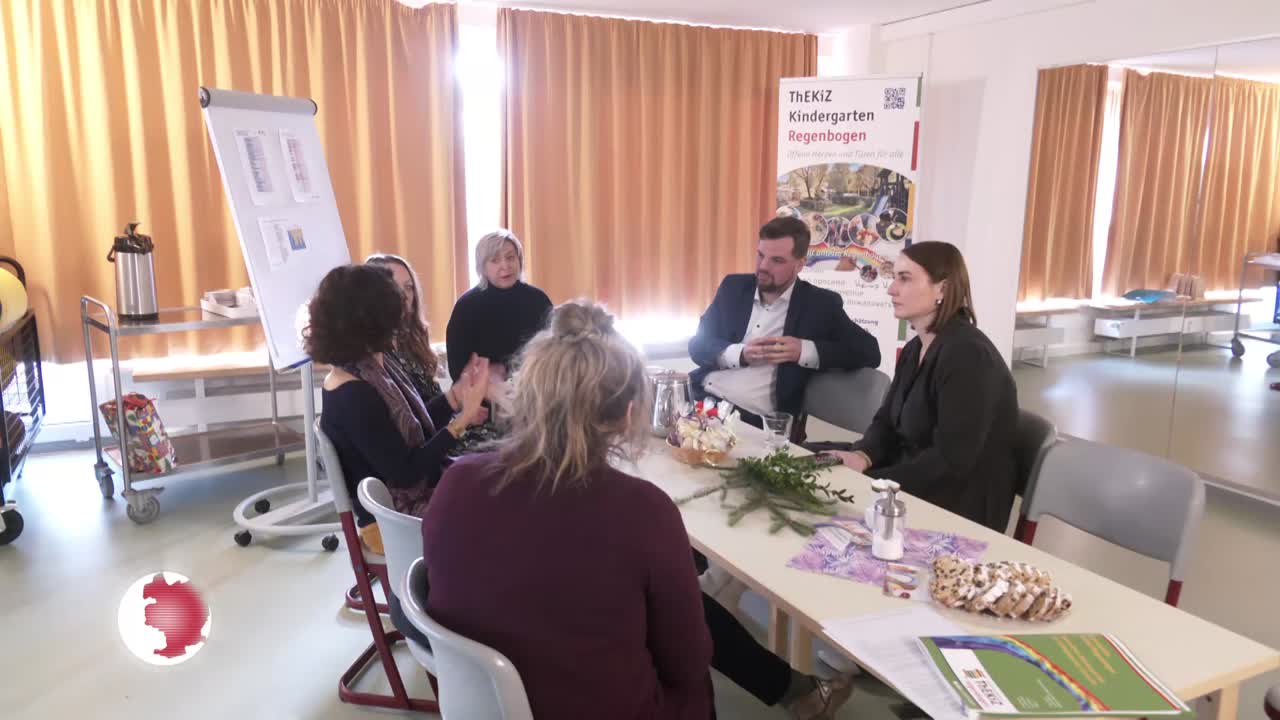 Familienorientiert – Ministerin besucht Kindergarten in Lobeda Familienorientiert – Ministerin besucht Kindergarten in Lobeda