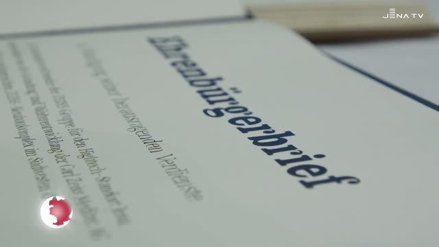 Visionär für Jena – Ehrenbürgerschaft an Prof. Michael Kaschke verliehen