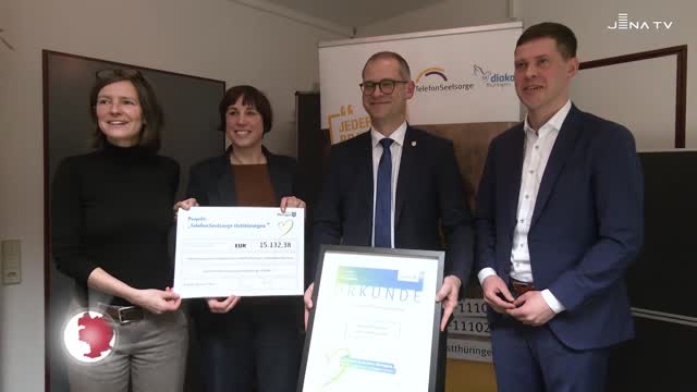 Fördermittelbescheid – TelefonSeelsorge erhielt 15.000 Euro durch Ehrenamtsförderung des Landes