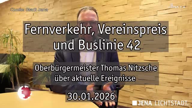 Wochenrückblick – Oberbürgermeister Dr. Thomas Nitzsche blickt auf die letzte Woche