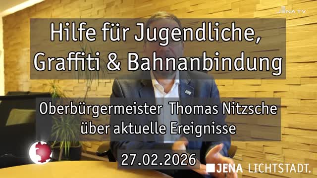 Wochenrückblick – Oberbürgermeister Dr. Thomas Nitzsche blickt auf die letzte Woche