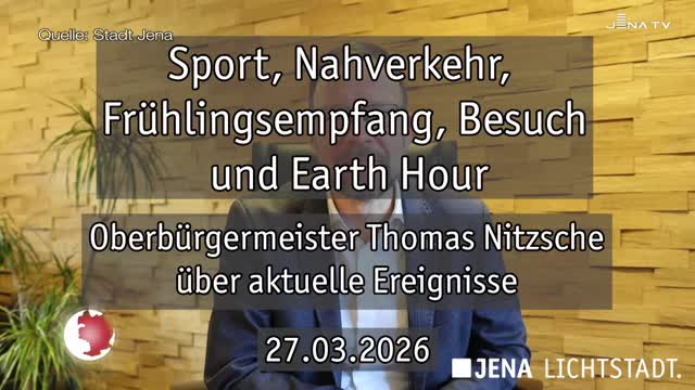 Wochenrückblick – Oberbürgermeister Dr. Thomas Nitzsche blickt auf die letzte Woche