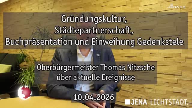 Wochenrückblick – Oberbürgermeister Dr. Thomas Nitzsche blickt auf die letzte Woche