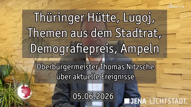 Wochenrückblick – Oberbürgermeister Dr. Thomas Nitzsche blickt auf die letzte Woche