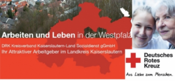 Die DRK Kreisverband Kaiserslautern-Land Sozialdienst gGmbH sucht qualifizierte Pflegekräfte-Image