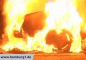 Fahrzeugbrände in Altona und Bramfeld