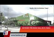 Entwurf für neue Music Hall