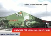 Entwurf für neue Music Hall