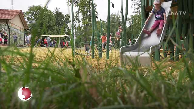 Wünsche erfüllt: Am Schleichersee weihten heute viele Kinder die beiden neuen Spielplätze ein 