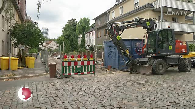 Arbeiten am Versorgungsnetz: In der Thomas-Mann-Straße wird noch bis Ende November gebaut