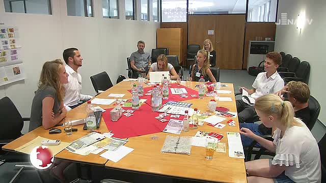 Auswahl: Die Sparkasse Jena-Saale-Holzland  informierte Schüler über Ausbildungsmöglichkeiten