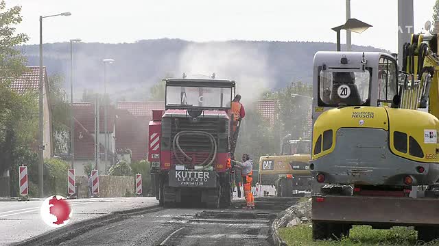 Lange gesperrt: Die Großbaustelle in der Naumburger Straße führt zu umfangreichen Umleitungen