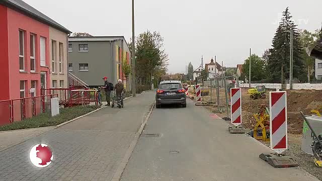Umsatzeinbußen wegen Baustelle: Die Backstube Germar in der Naumburger Straße hat zu kämpfen