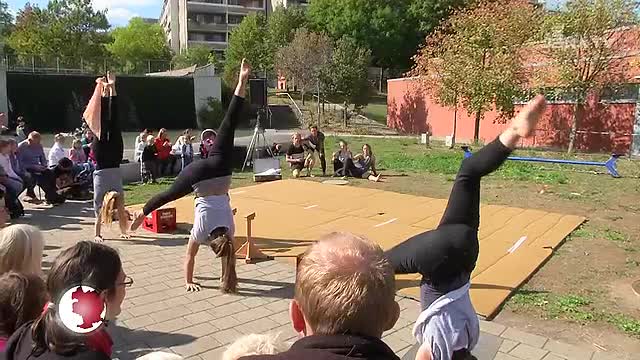 Neue Kunststücke: An der Wasserachse in Winzerla hieß es am Samstag „Manege frei!“