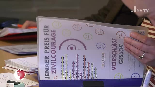 Gespräch beim Oberbürgermeister: Thomas Nitzsche stellte die Stifter des 18. Preises für Zivilcourage vor